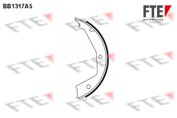 Brake Shoe Set, parking brake (BB1317A5)