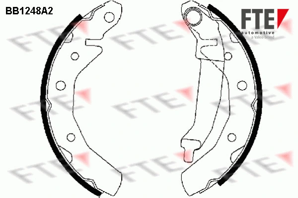 Brake Shoe Set (BB1248A2)