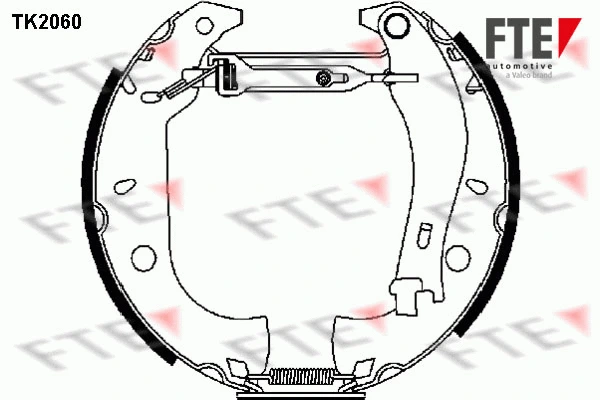 Brake Shoe Set (TK2060)