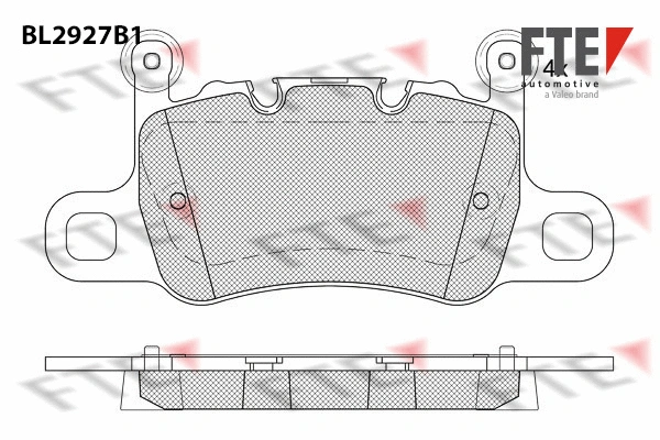 Brake Pad Set, disc brake (BL2927B1)