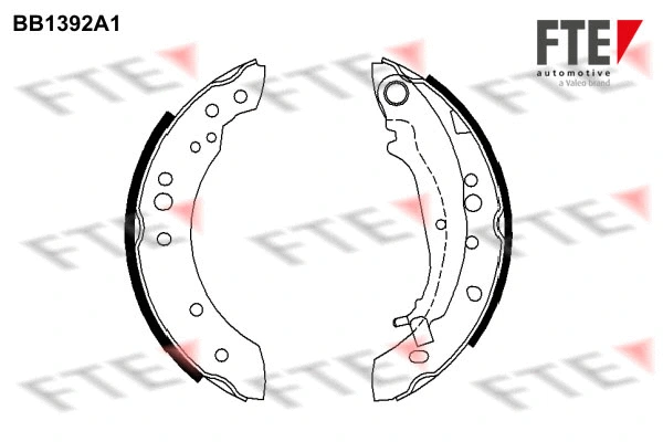 Brake Shoe Set (BB1392A1)