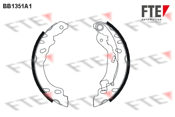 Brake Shoe Set (BB1351A1)