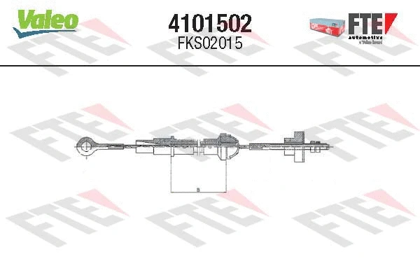 Cable Pull, clutch control (4101502)