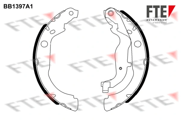 Brake Shoe Set (BB1397A1)