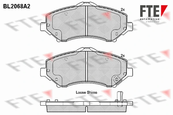 Brake Pad Set, disc brake (9010651)