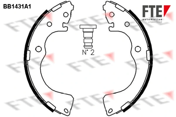 Brake Shoe Set (BB1431A1)