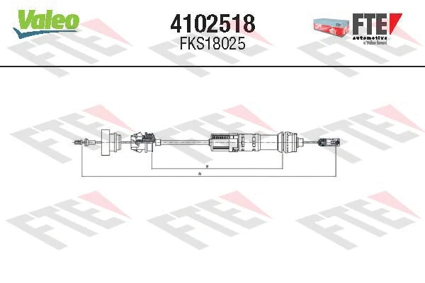 Cable Pull, clutch control (4102518)