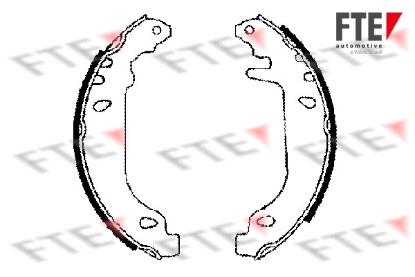 Brake Shoe Set (BB1136A2)