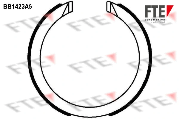 Brake Shoe Set, parking brake (BB1423A5)