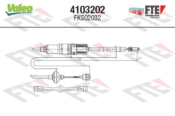 Cable Pull, clutch control (4103202)