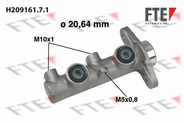Brake Master Cylinder (H209161.7.1)