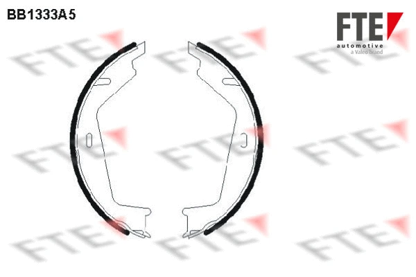 Brake Shoe Set, parking brake (BB1333A5)