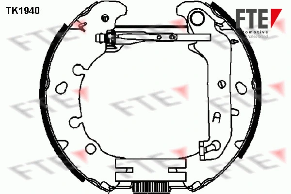 Brake Shoe Set (TK1940)