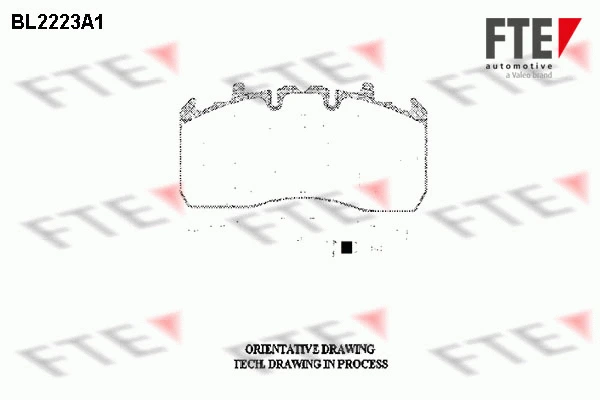 Brake Pad Set, disc brake (BL2223A1)