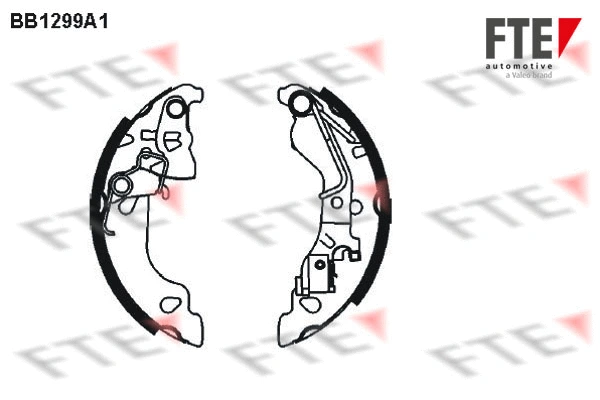 Brake Shoe Set (BB1299A1)