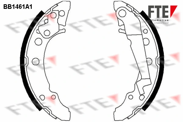 Brake Shoe Set (BB1461A1)