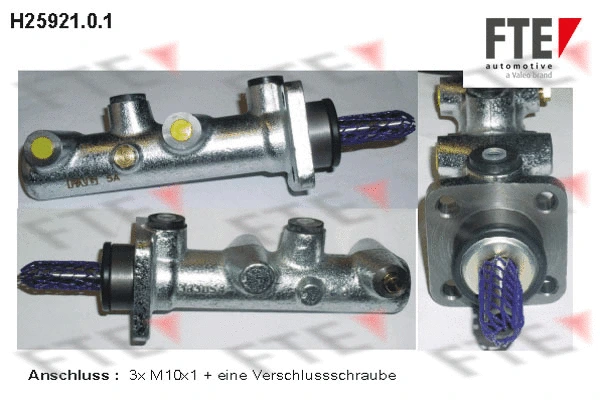 Brake Master Cylinder (H25921.0.1)