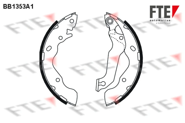 Brake Shoe Set (BB1353A1)