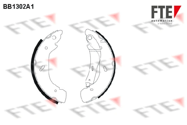 Brake Shoe Set (BB1302A1)