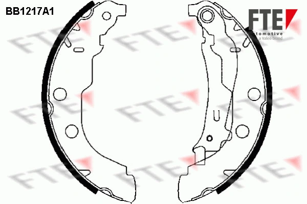 Brake Shoe Set (BB1217A1)