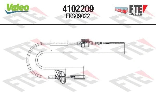 Cable Pull, clutch control (4102209)