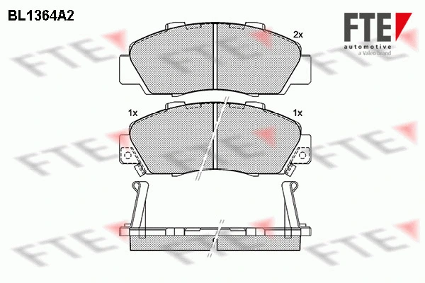 Brake Pad Set, disc brake (9010142)