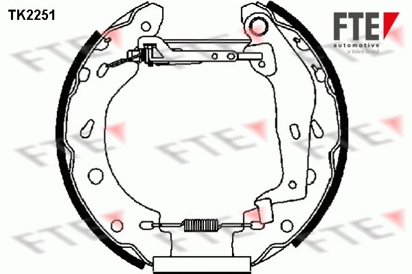 Brake Shoe Set (TK2251)
