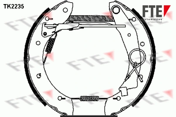 Brake Shoe Set (TK2235)