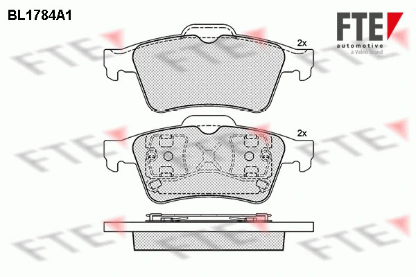 Brake Pad Set, disc brake (9010354)