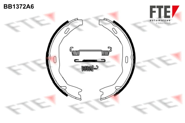 Brake Shoe Set, parking brake (BB1372A6)