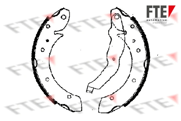 Brake Shoe Set (BB1125A2)