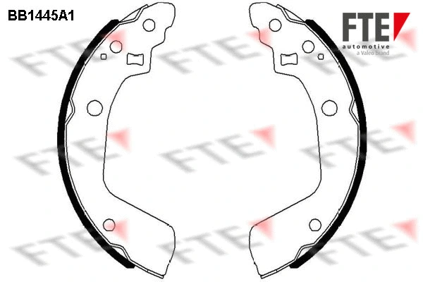 Brake Shoe Set (BB1445A1)