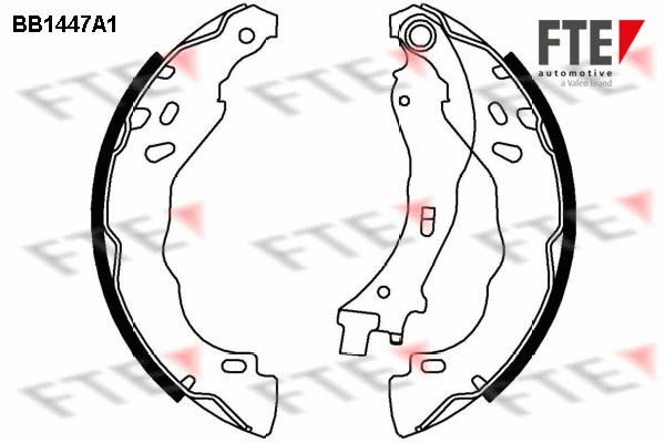 Brake Shoe Set (BB1447A1)