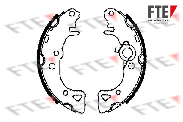 Brake Shoe Set (BB1099A2)
