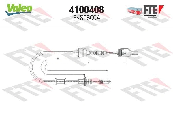 Cable Pull, clutch control (4100408)
