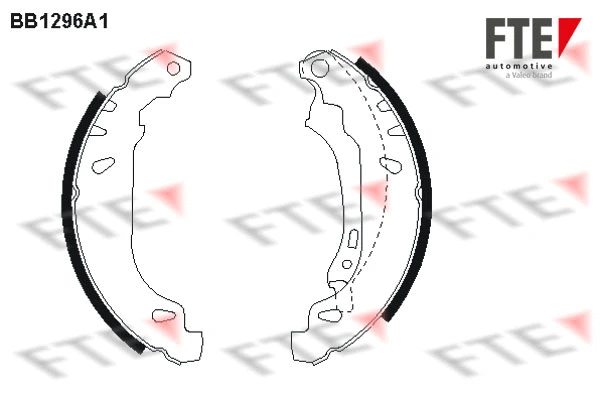 Brake Shoe Set (BB1296A1)