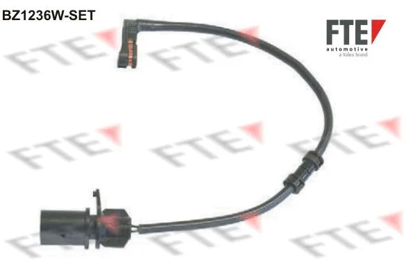 Warning Contact, brake pad wear (BZ1236W-SET)