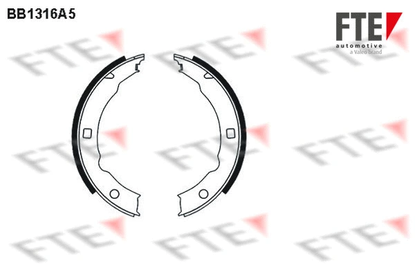 Brake Shoe Set, parking brake (BB1316A5)