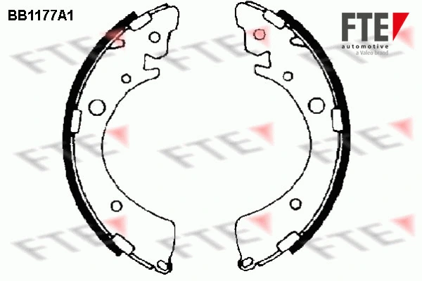 Brake Shoe Set (BB1177A1)