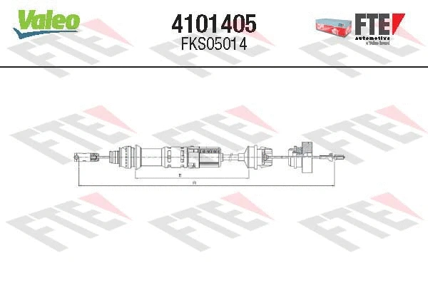 Cable Pull, clutch control (4101405)