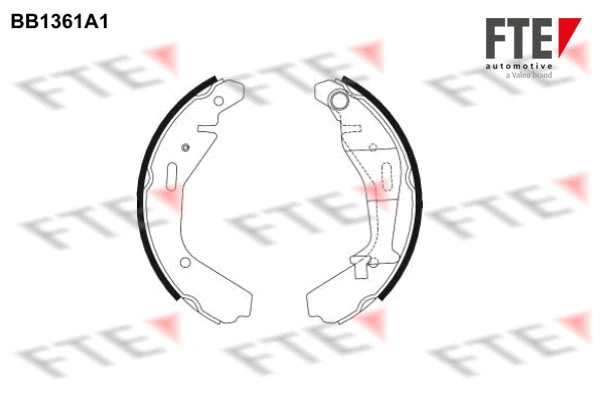 Brake Shoe Set (BB1361A1)