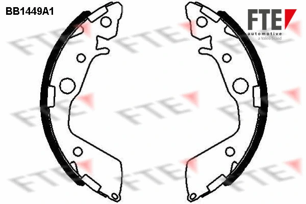 Brake Shoe Set (BB1449A1)