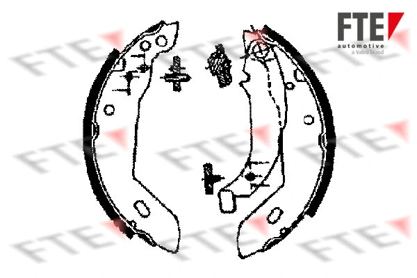 Brake Shoe Set (BB1051A2)