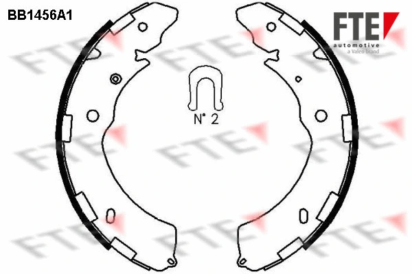 Brake Shoe Set (BB1456A1)