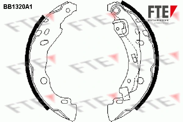 Brake Shoe Set (BB1320A1)