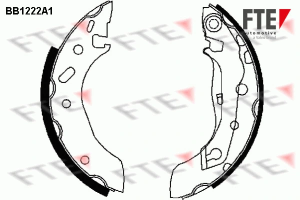 Brake Shoe Set (BB1222A1)