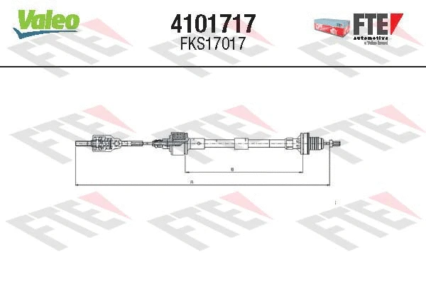 Cable Pull, clutch control (4101717)
