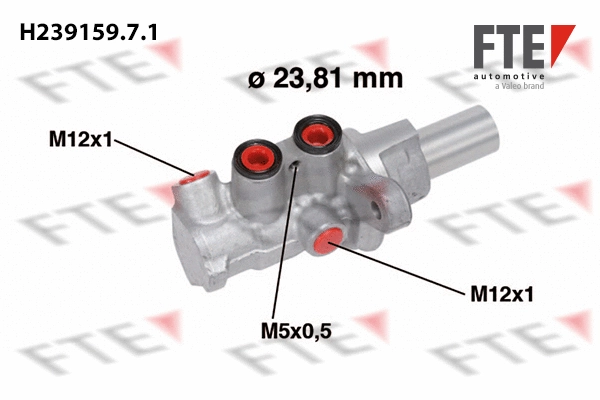 Brake Master Cylinder (H239159.7.1)