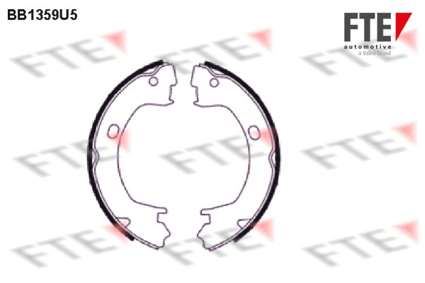 Brake Shoe Set, parking brake (BB1359U5)