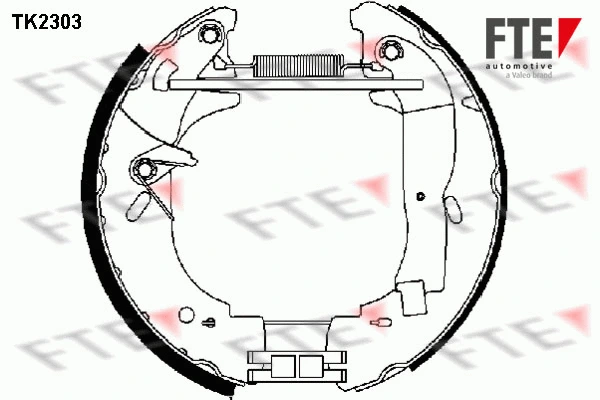 Brake Shoe Set (TK2303)